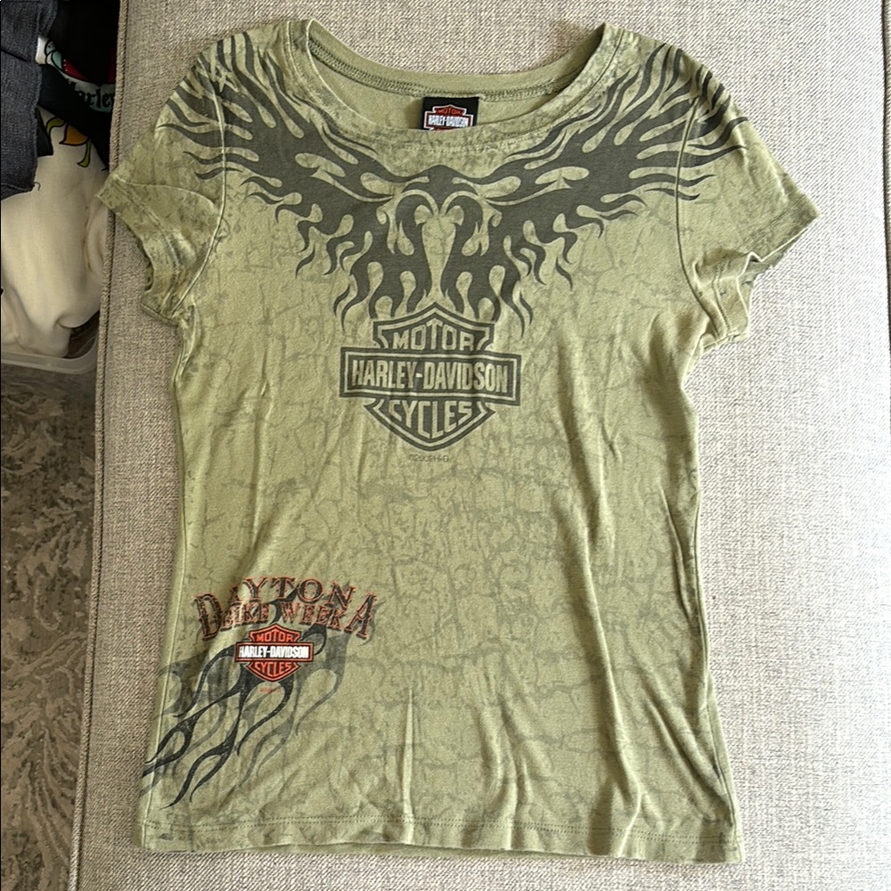 Harley-Davidson Olive Graphic Tee